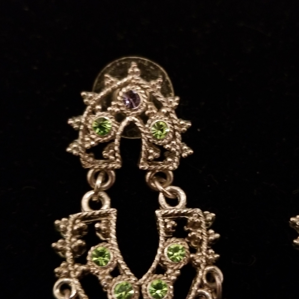 Stunning Statement Earrings Pierced - image 2